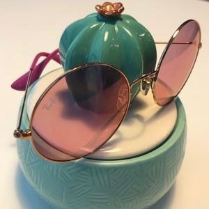 Ray Ban Ja Jo Round Rose colored sunglasses 🕶